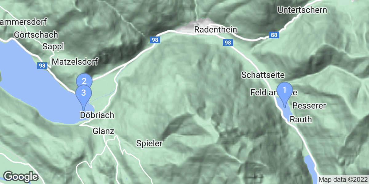 Villach-Land dive site map