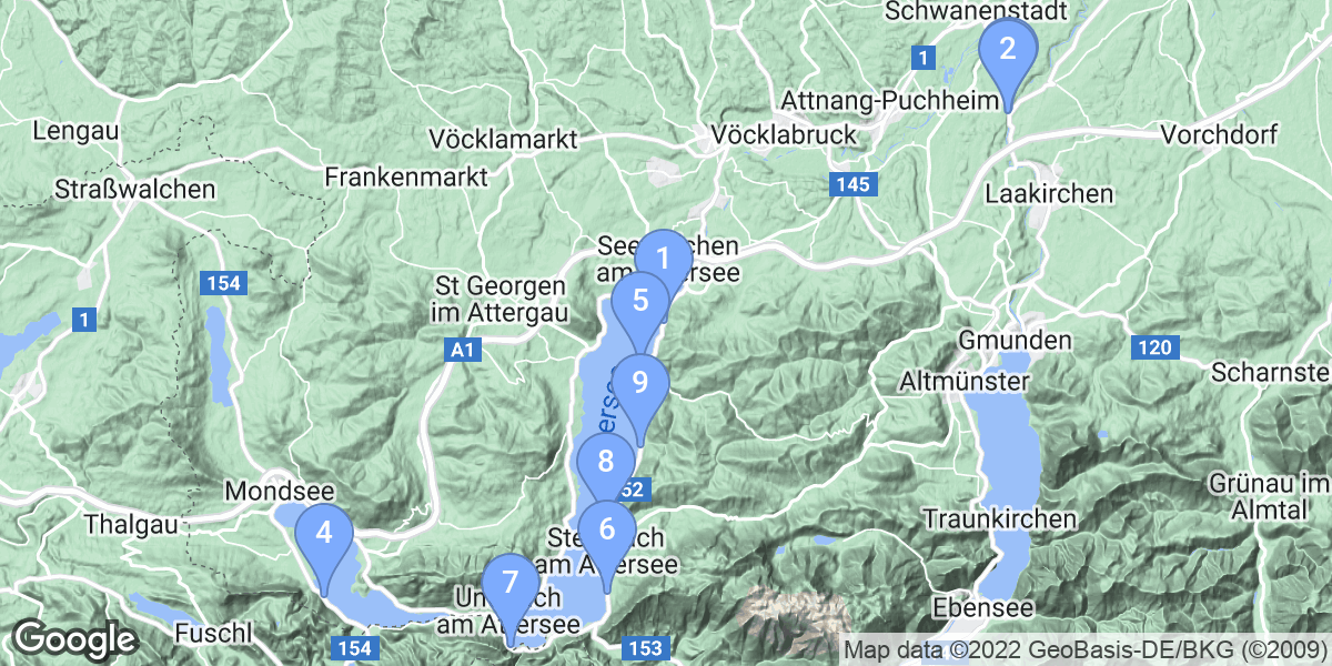 Vöcklabruck dive site map