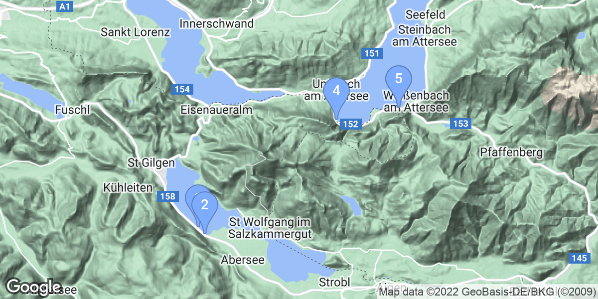 Salzburg-Umgebung dive site map