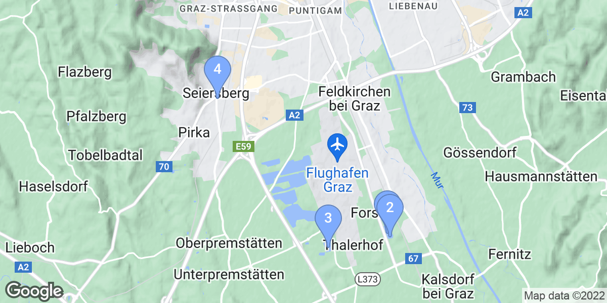 Graz-Umgebung dive site map