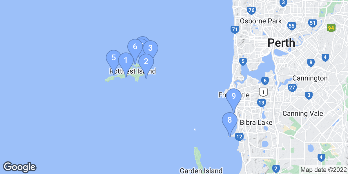 City of Cockburn dive site map