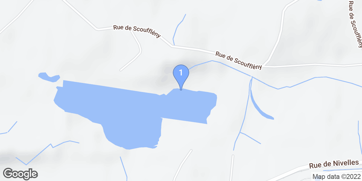 Hainaut dive site map