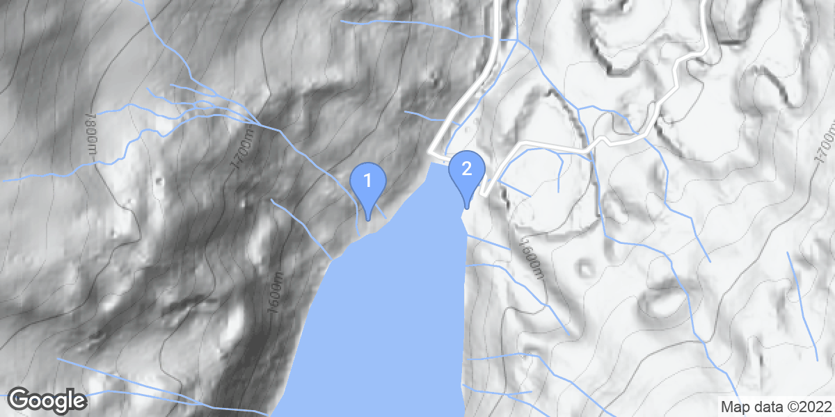 Saanen District dive site map