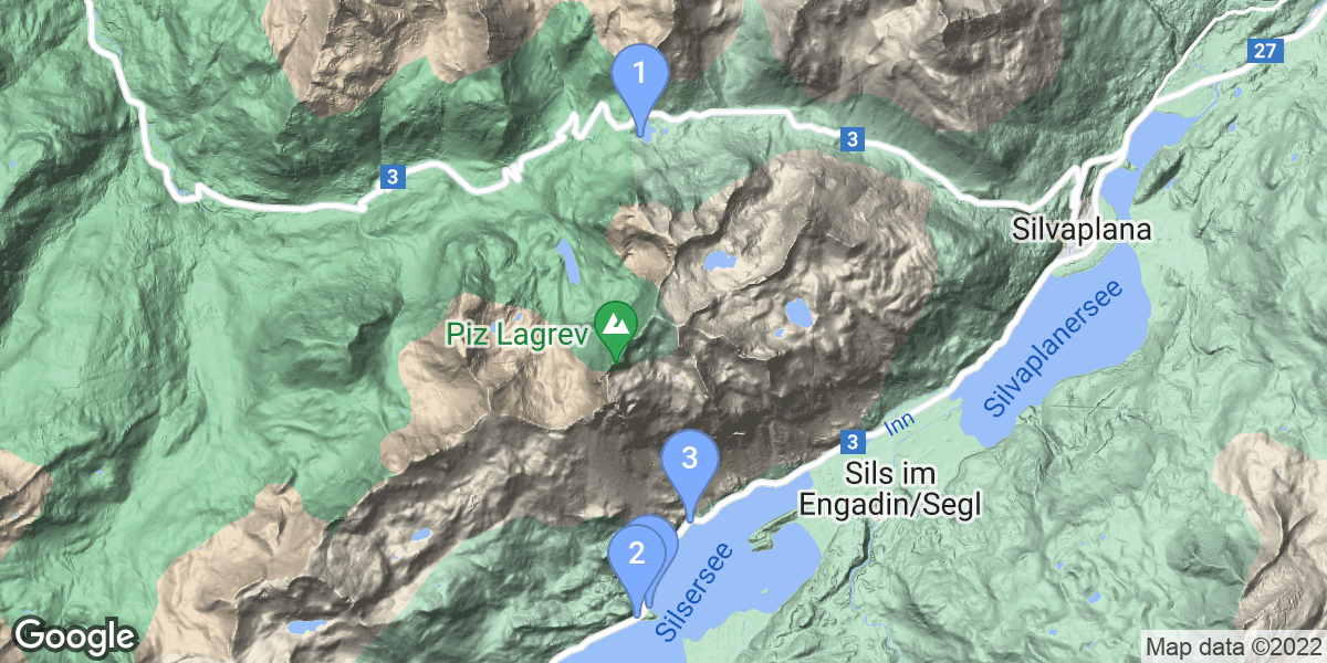 Maloja District dive site map