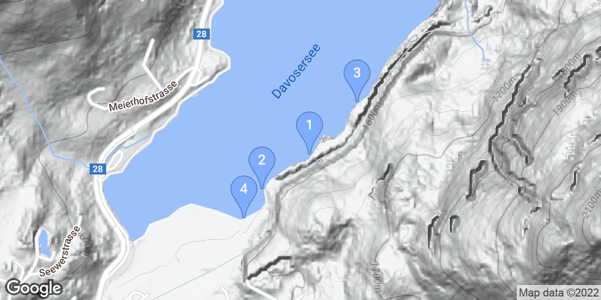 Prättigau/Davos District dive site map