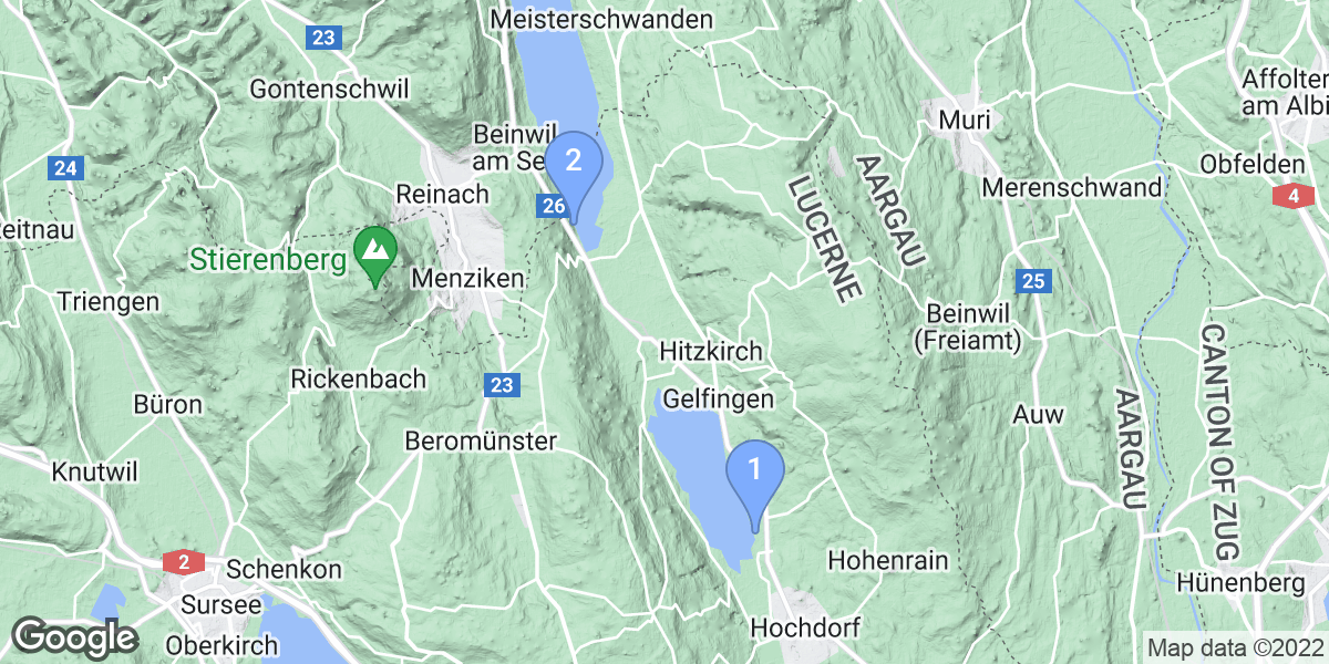 Hochdorf District dive site map