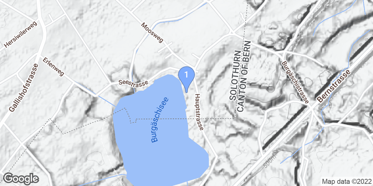 Wasseramt dive site map