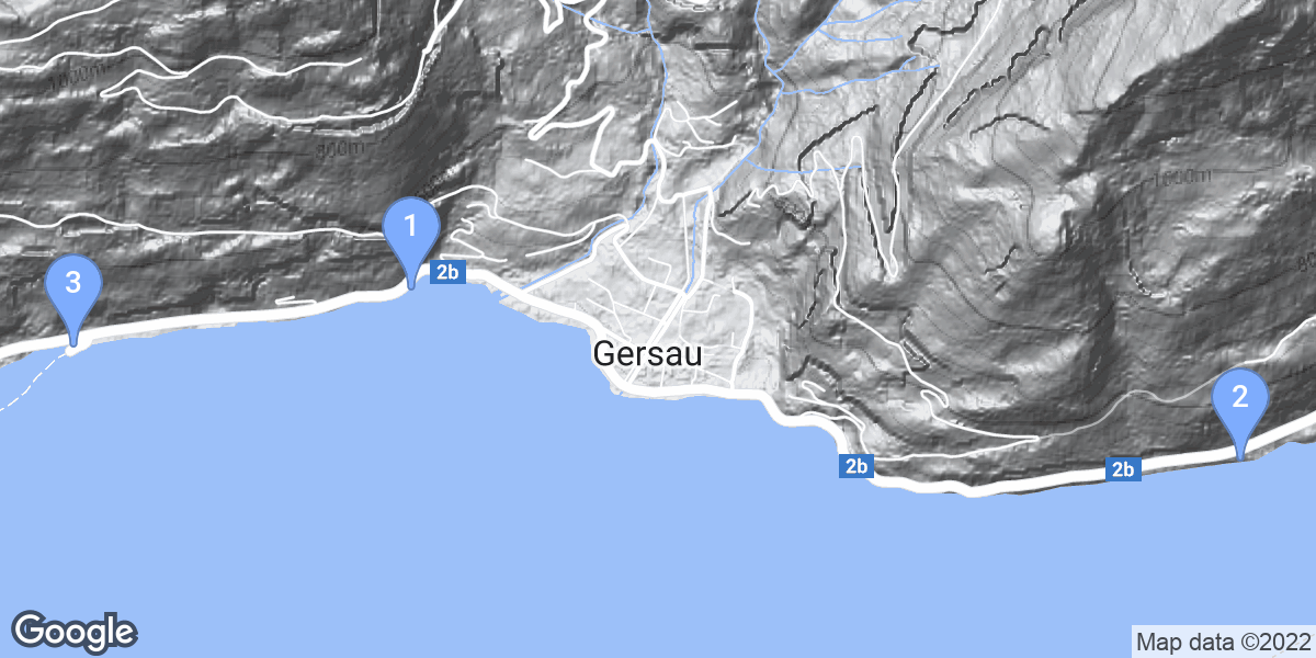 Gersau dive site map