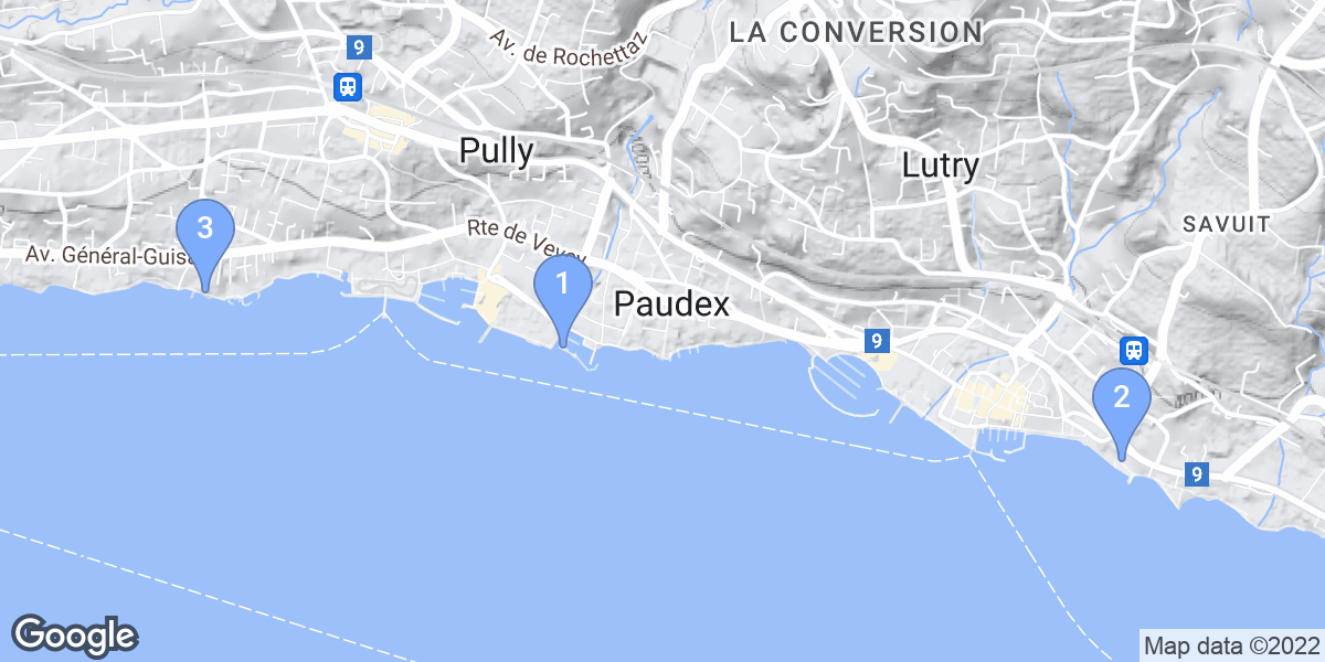 Lavaux-Oron dive site map