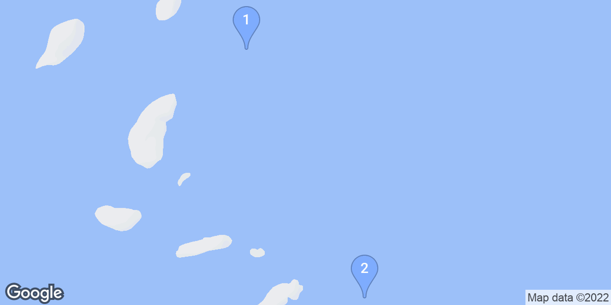Kepulauan Seribu Regency dive site map