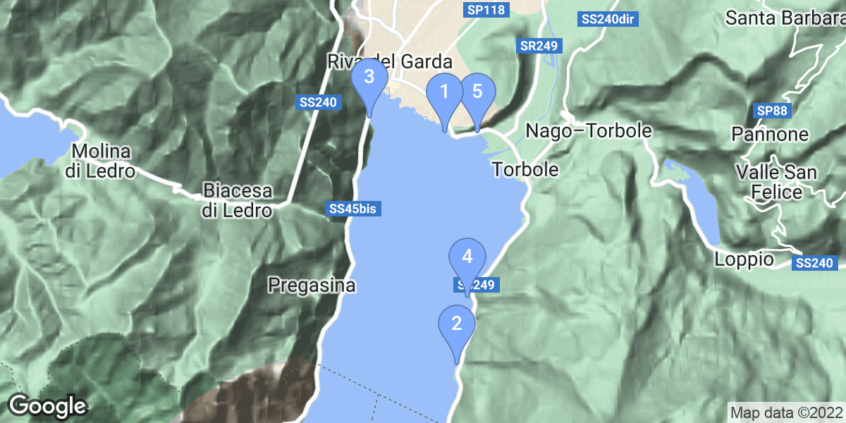 Provincia autonoma di Trento dive site map