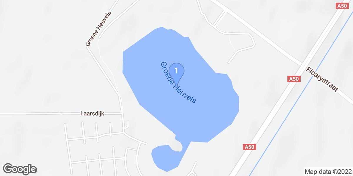 Beuningen dive site map
