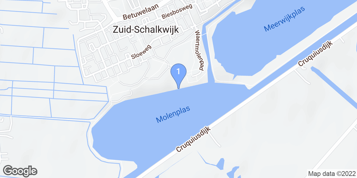 Haarlem dive site map