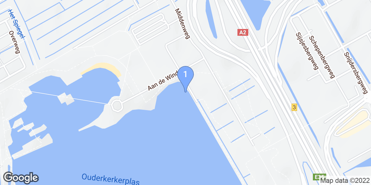 Ouder-Amstel dive site map