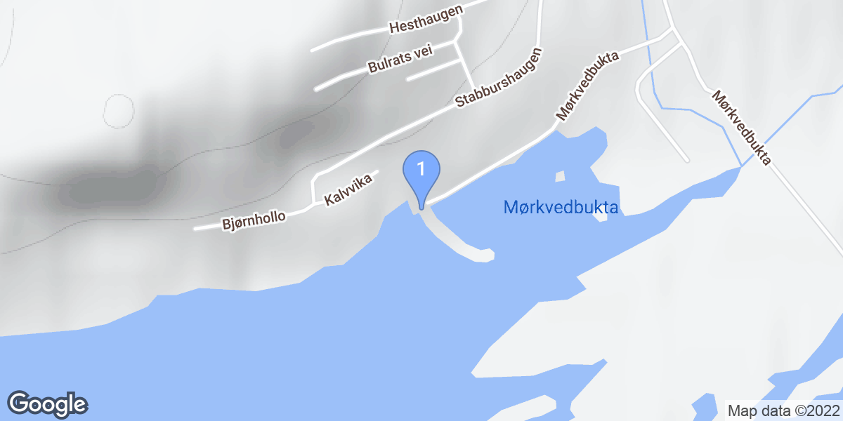 Bodø dive site map