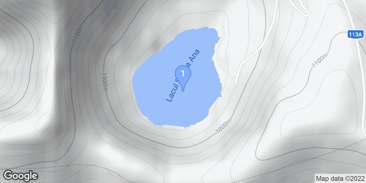 Baile Tusnad dive site map