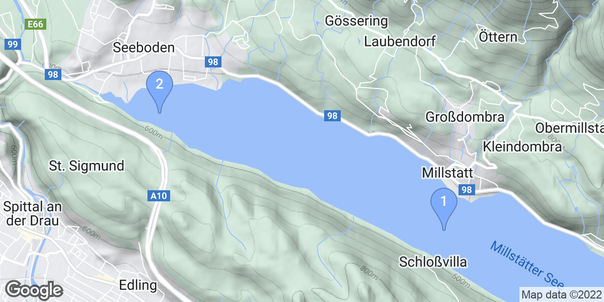 Spittal an der Drau dive site map