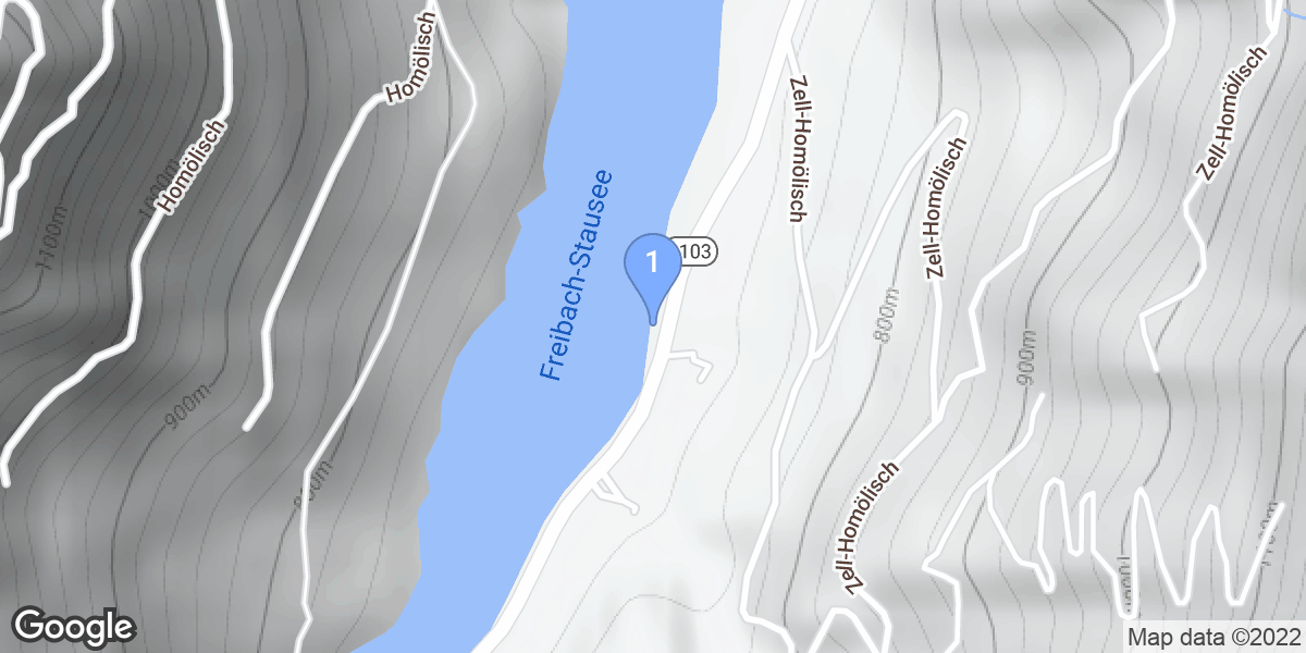 Zell-Homölisch dive site map