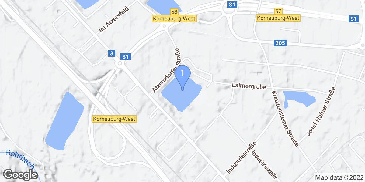 Korneuburg dive site map