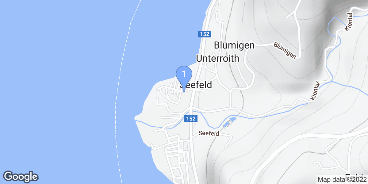 Seefeld dive site map