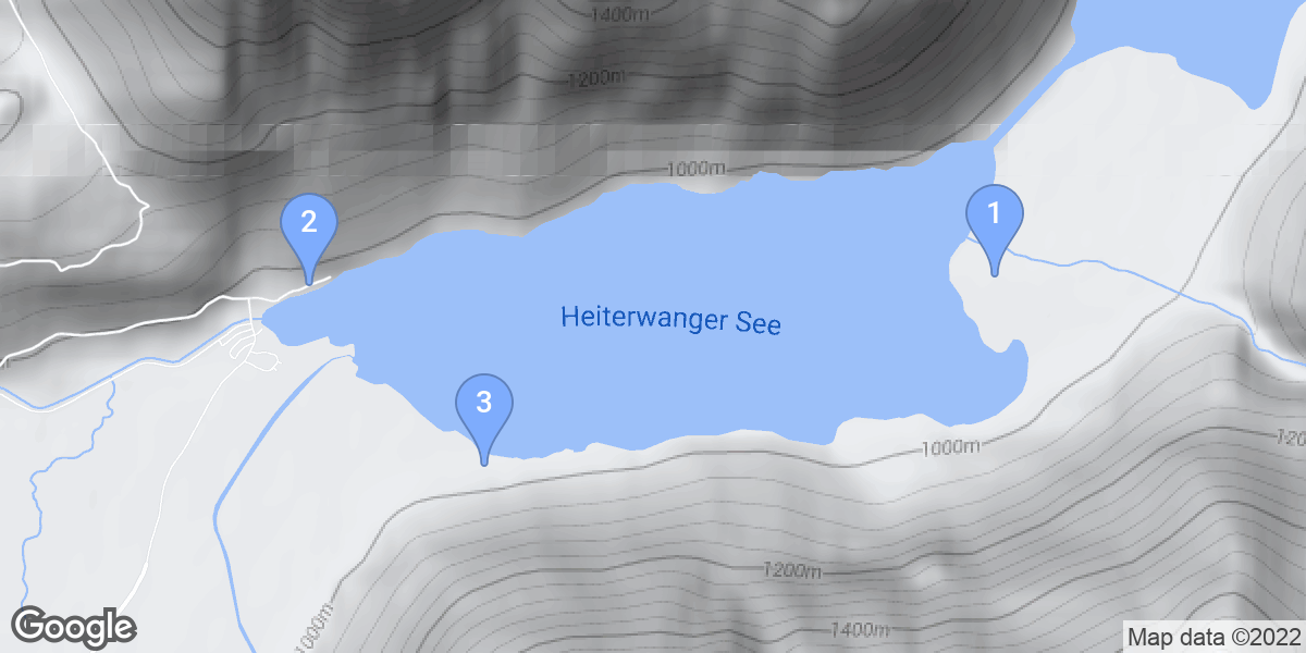 Heiterwang dive site map