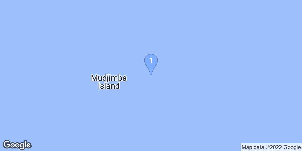Mudjimba dive site map