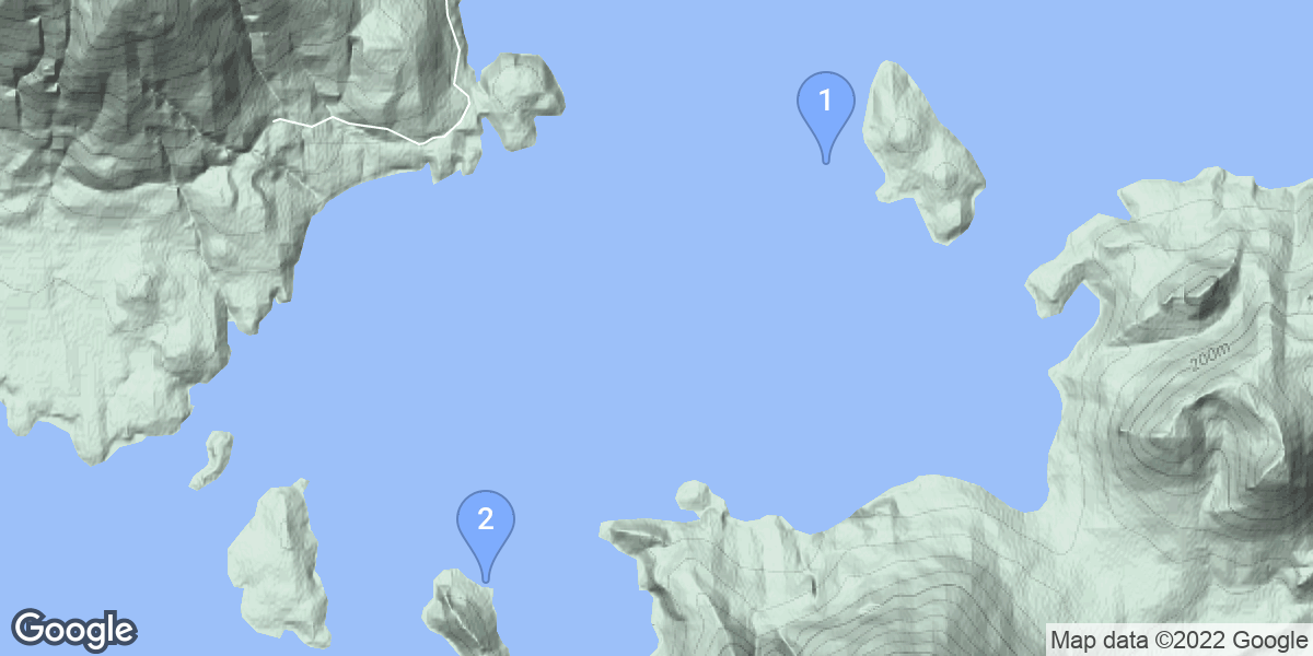 Kakawis dive site map