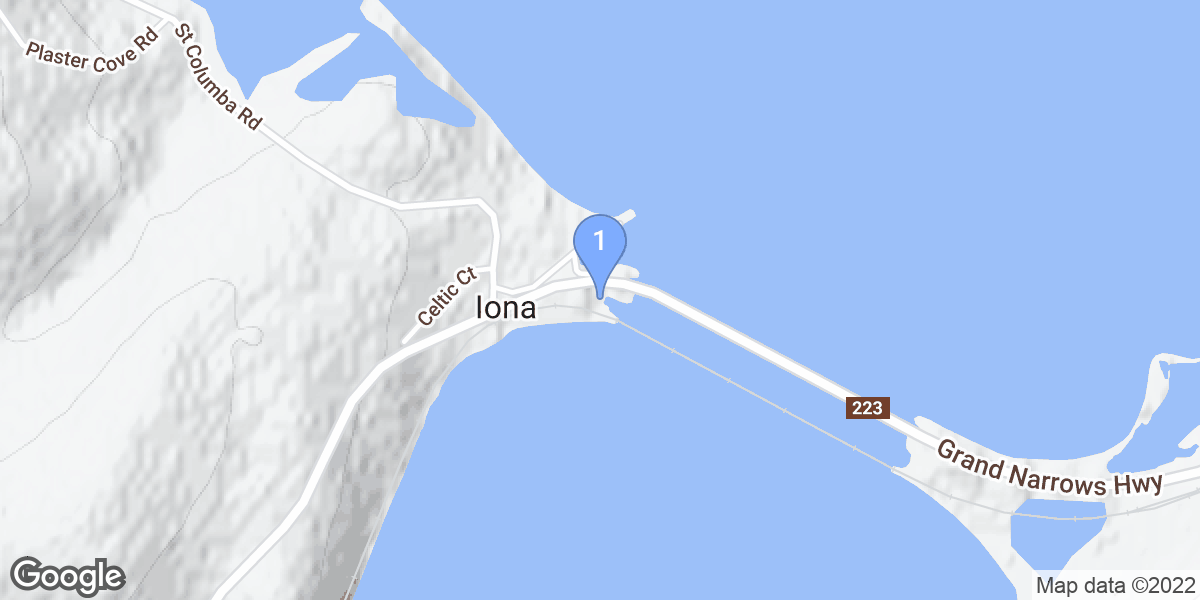 Iona dive site map