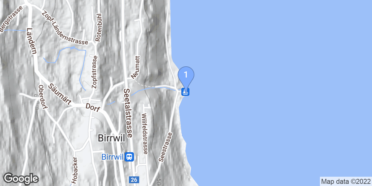 Birrwil dive site map
