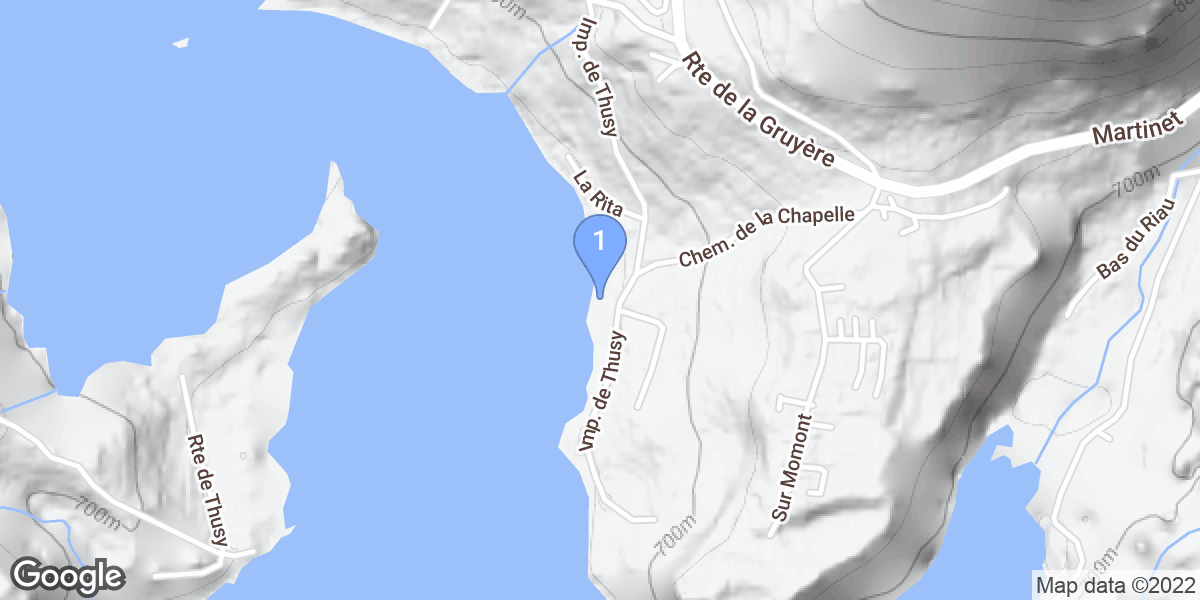 Pont-la-Ville dive site map