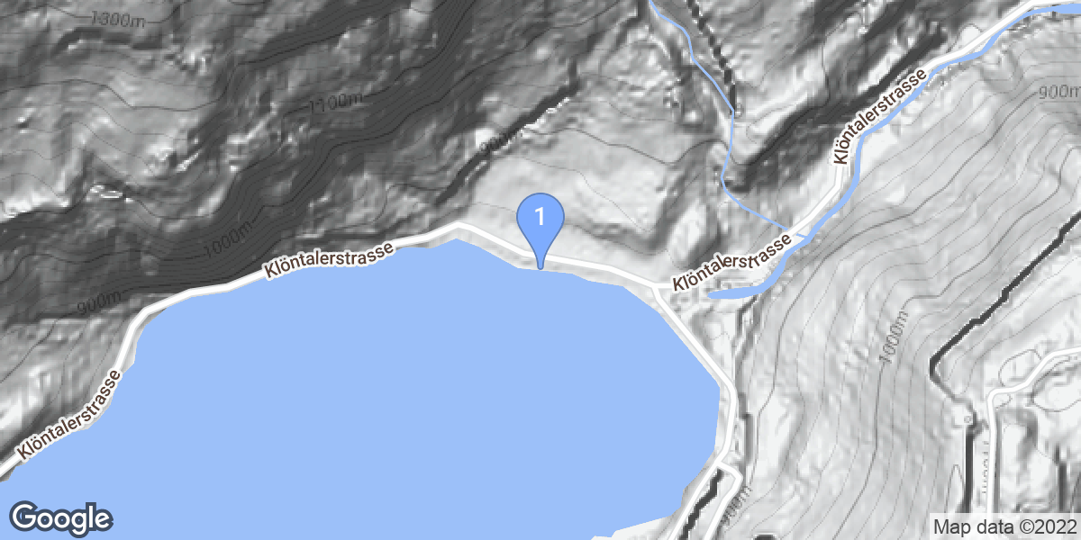 Glarus dive site map