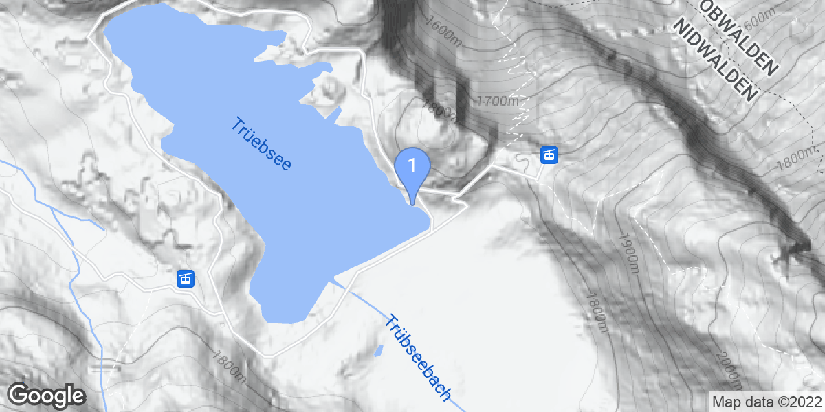 Wolfenschiessen dive site map