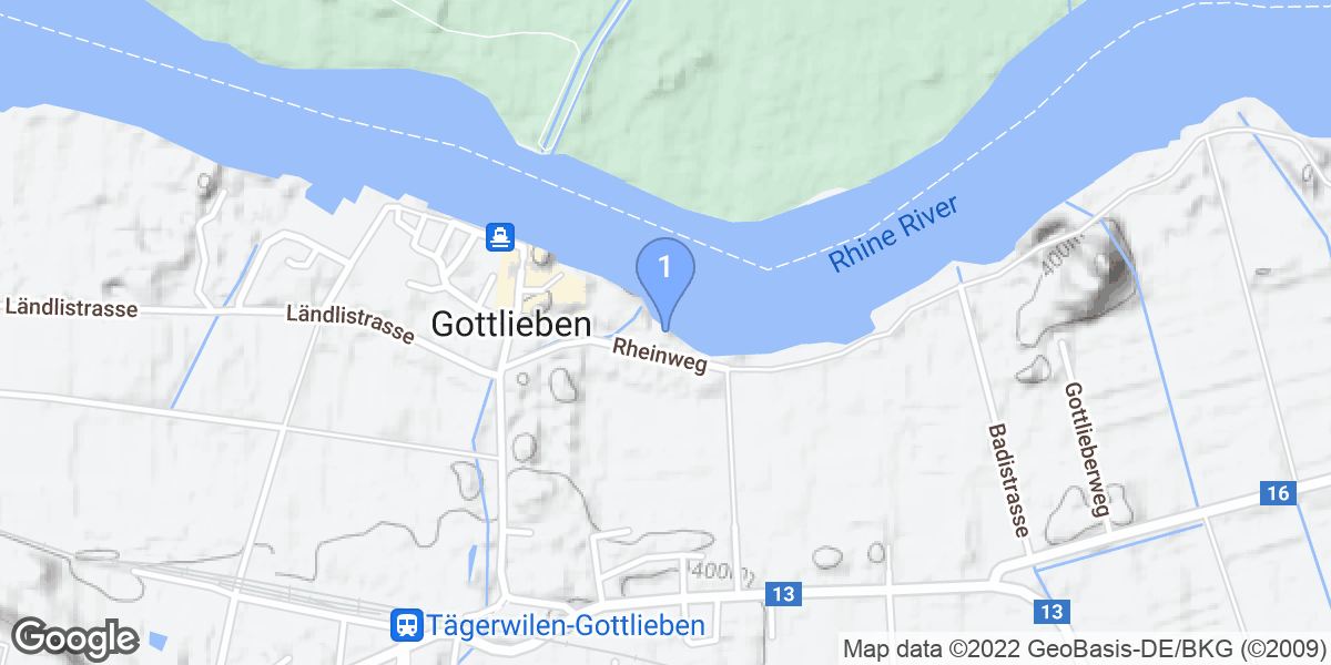 Gottlieben dive site map