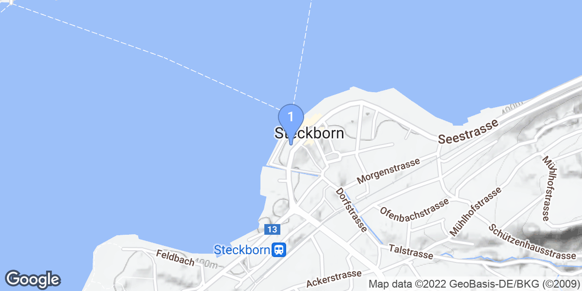 Steckborn dive site map