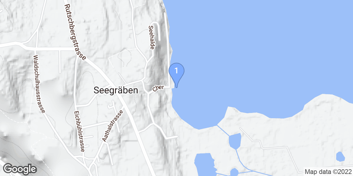 Seegräben dive site map