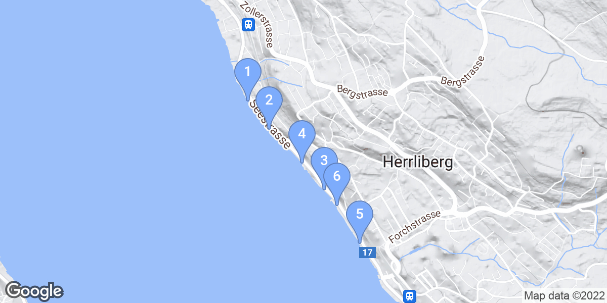 Herrliberg dive site map