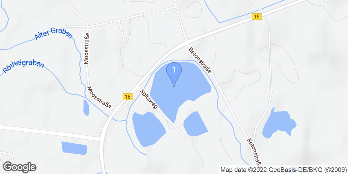 Günzburg dive site map