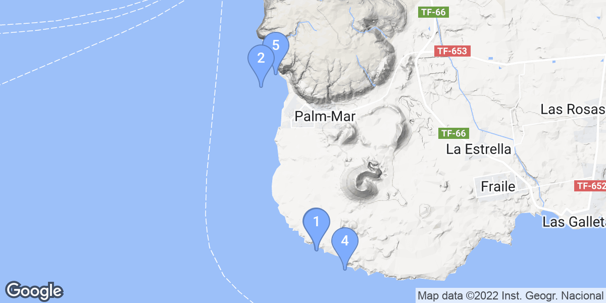 Palm-Mar dive site map
