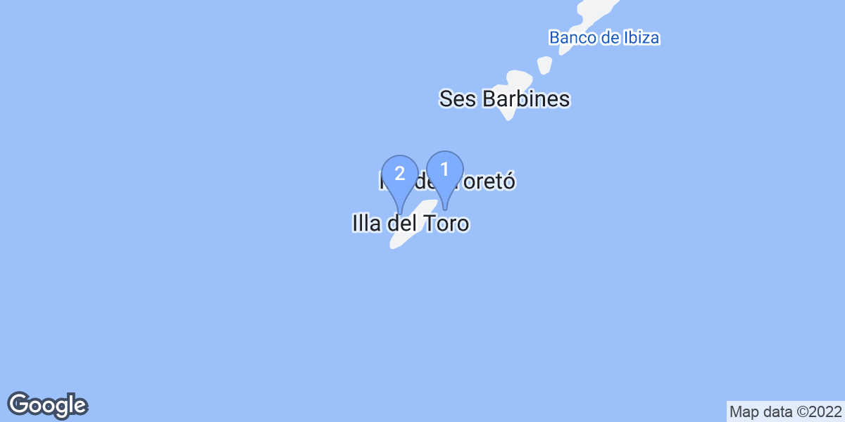 El Toro dive site map