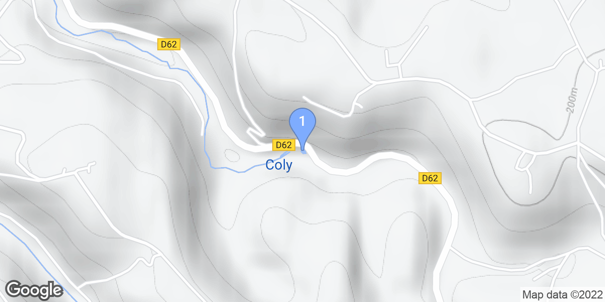 La Cassagne dive site map