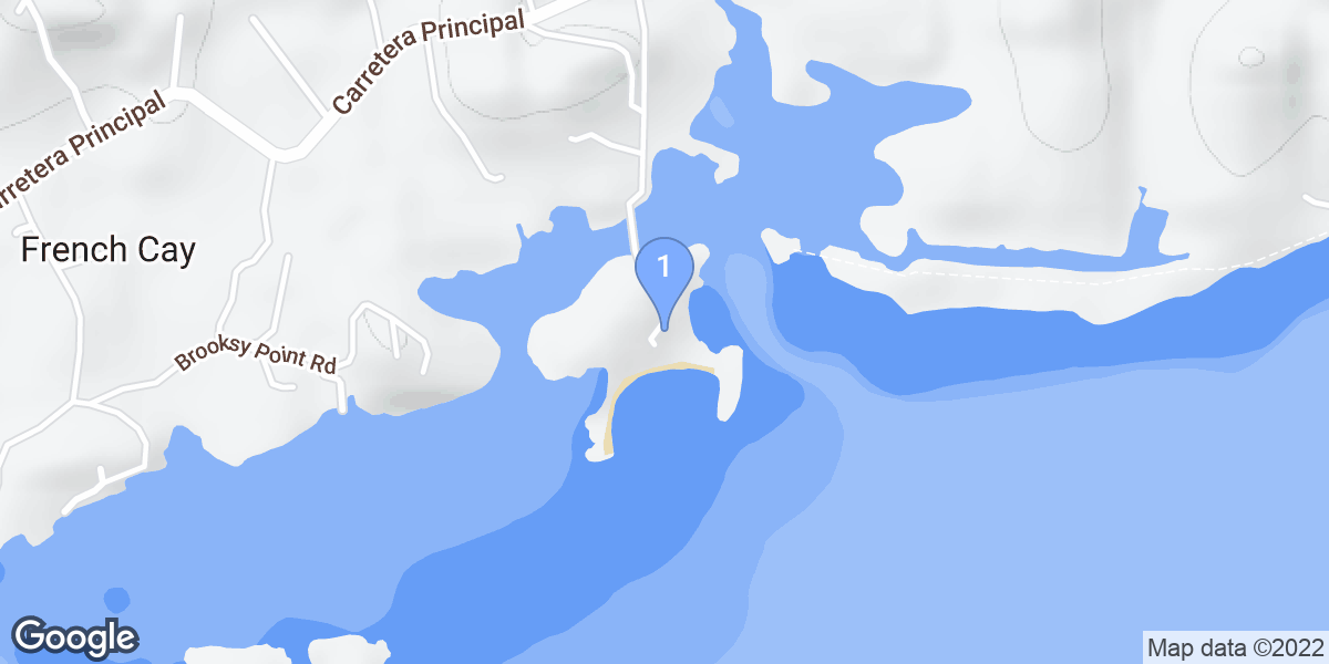 French Harbor dive site map