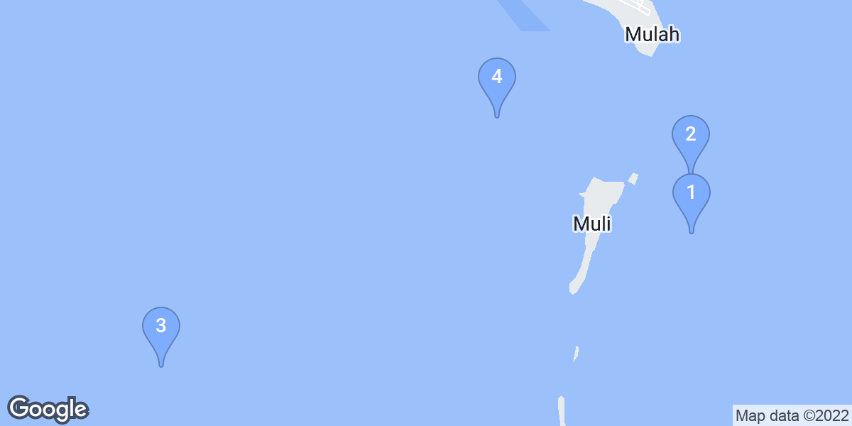 Muli dive site map