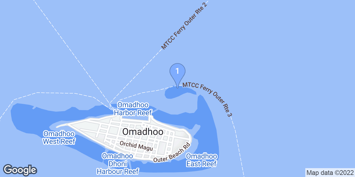 Omadhoo dive site map