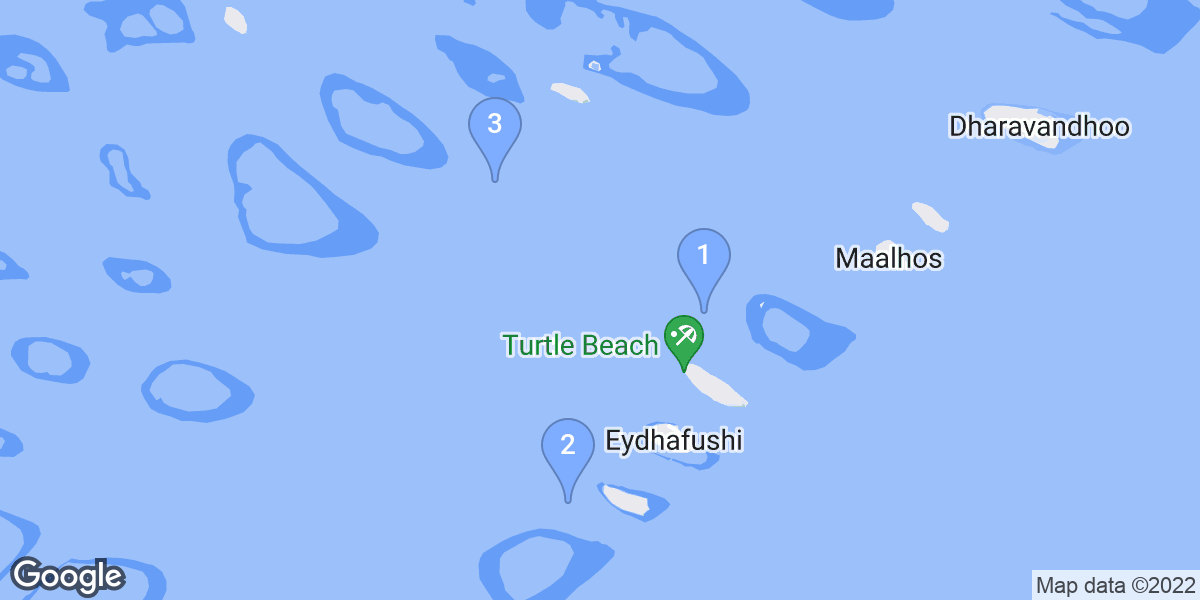 Eydhafushi dive site map
