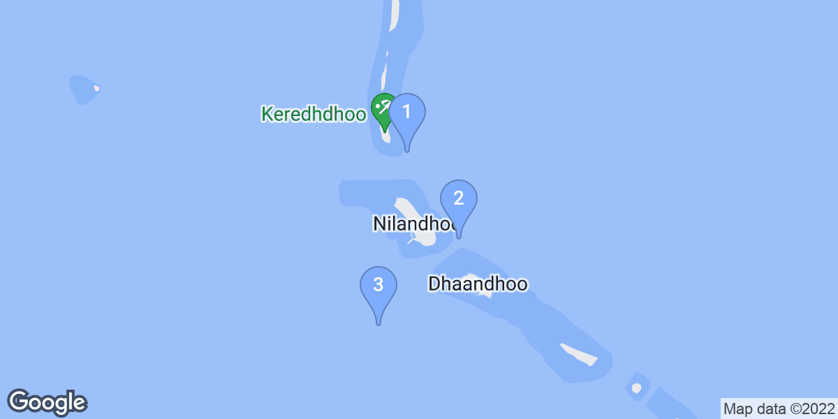 Nilandhoo dive site map