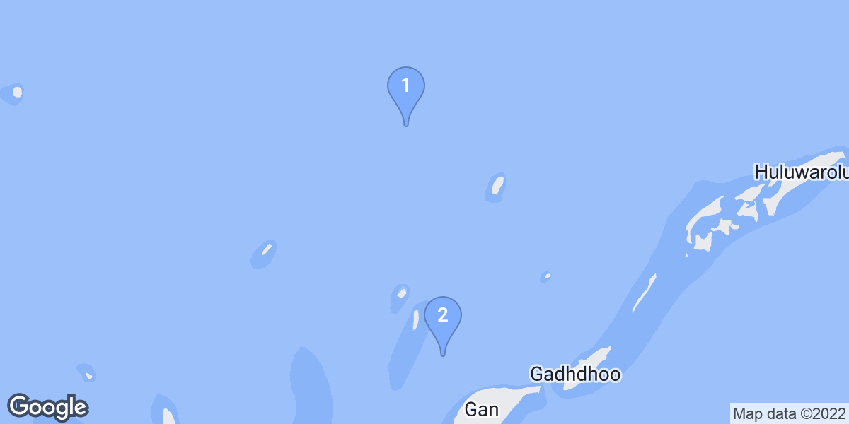 Gadhdhoo dive site map