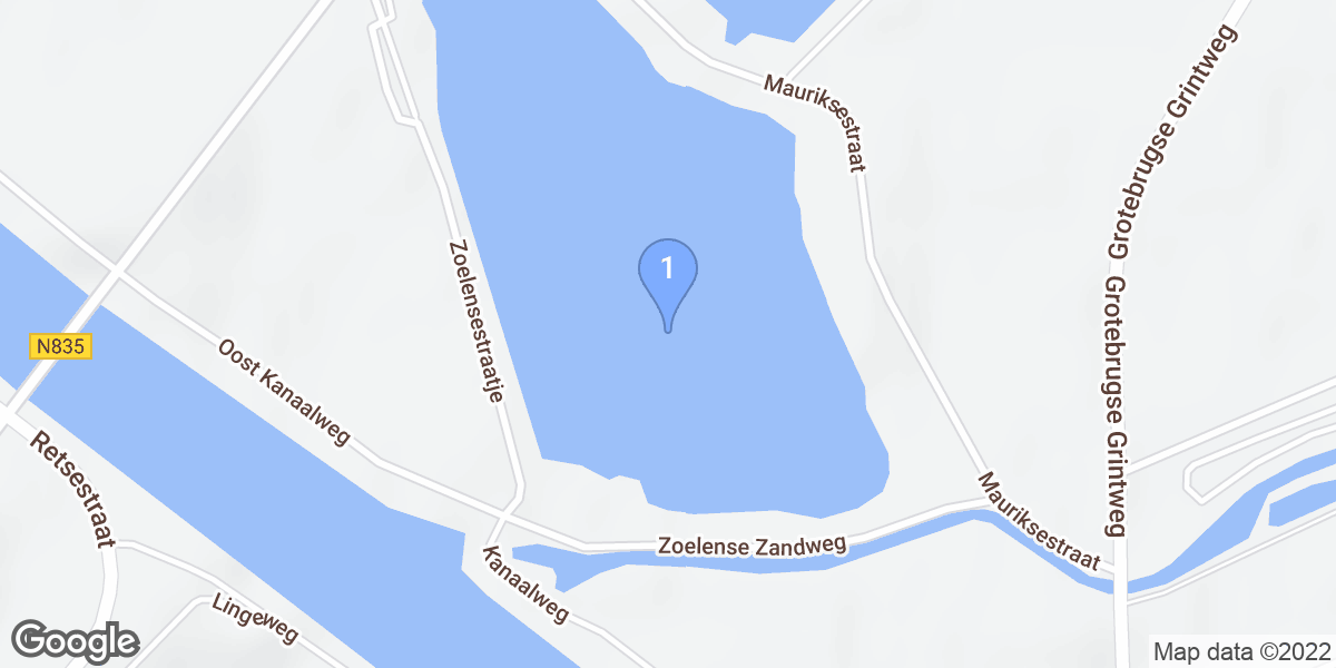 Zoelen dive site map