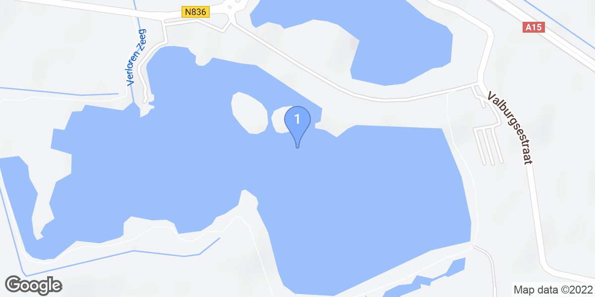 Slijk-Ewijk dive site map