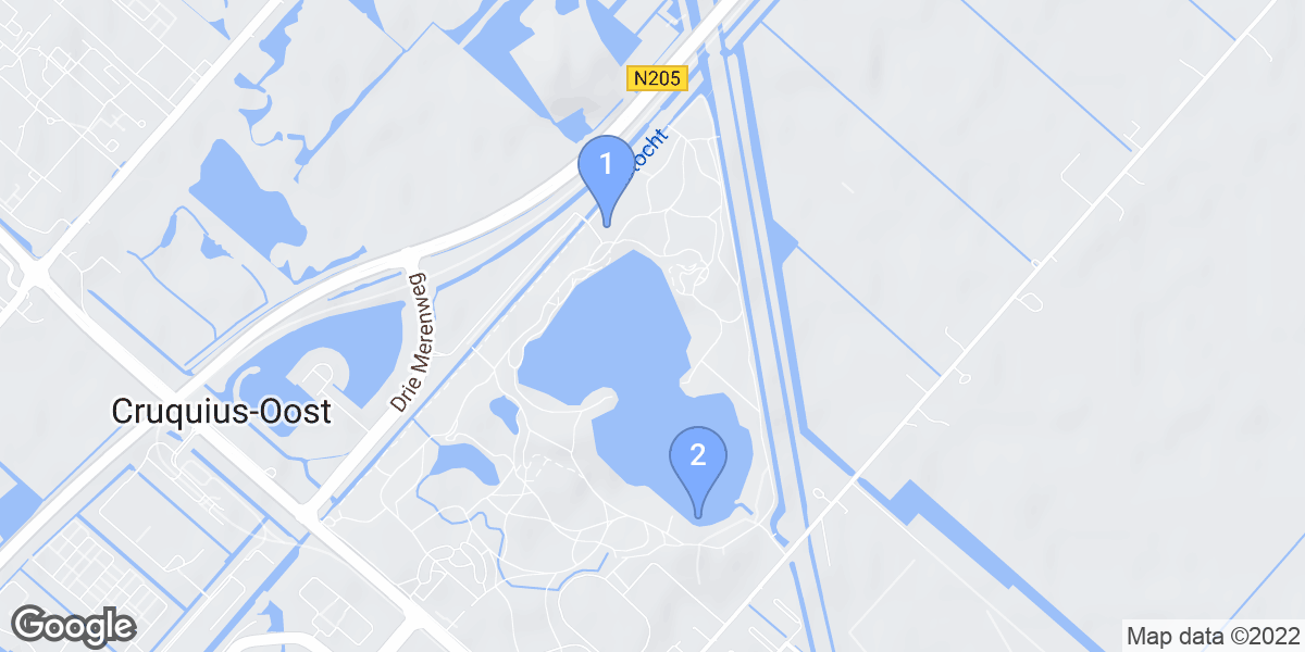 Hoofddorp dive site map