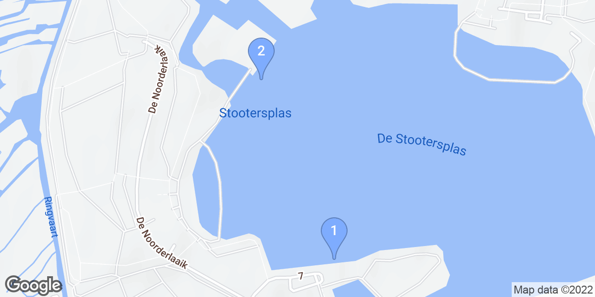 Oostzaan dive site map